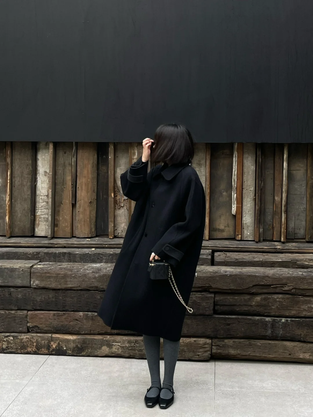 一件可双面穿的大衣