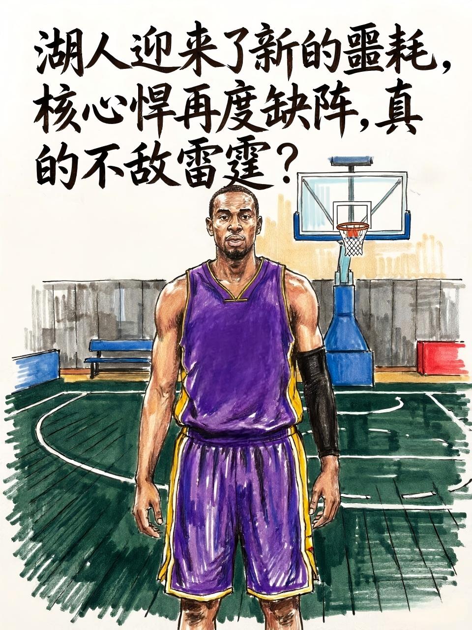 湖人队迎来了新的噩耗，因为他们的核心悍将将继续缺阵！如果东契奇能够顺利出战的话，