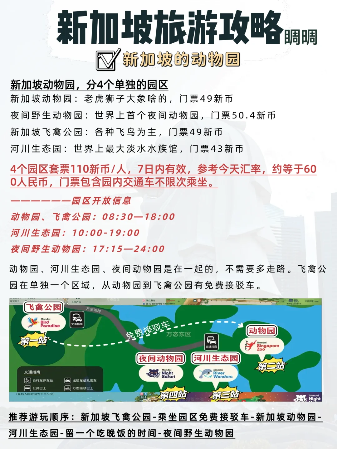 一次说全新加坡旅游攻略