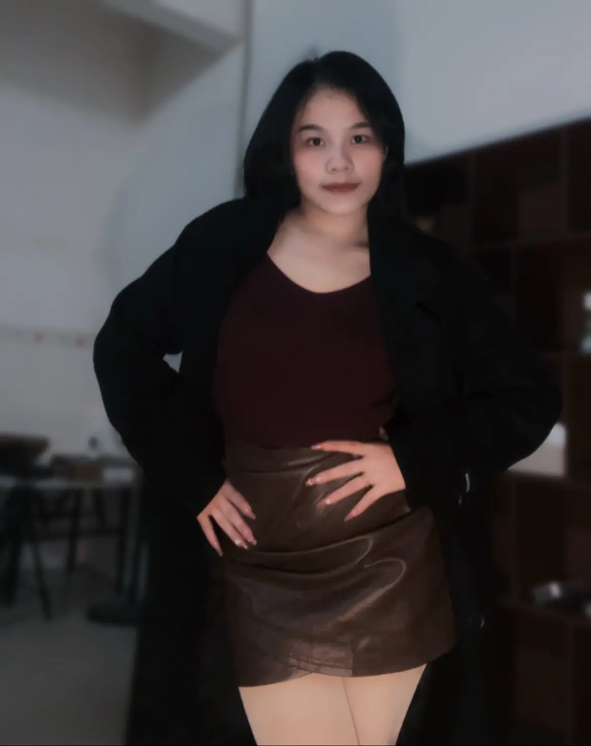 你要怎么抵抗我 黑色系穿搭 耐看型