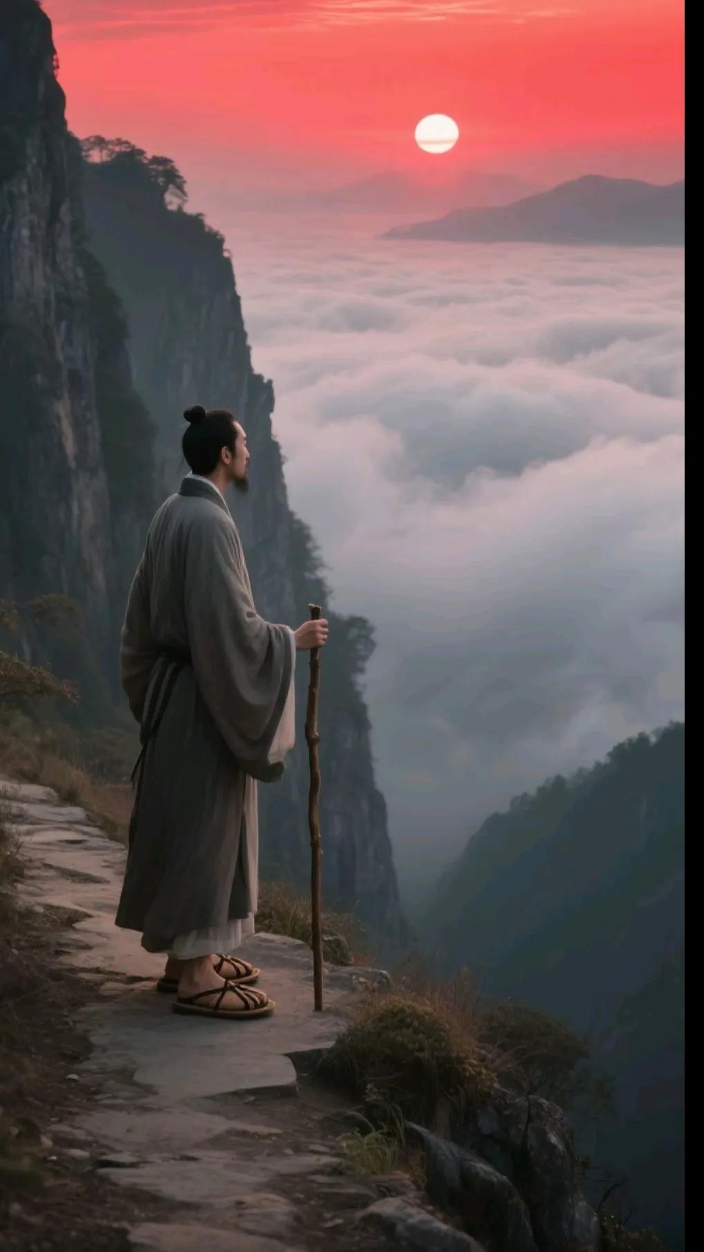 肉体凡胎，安能识得圣人呼！？
常言道“吉人自有天相”，天人必有天命，八九不离十，
