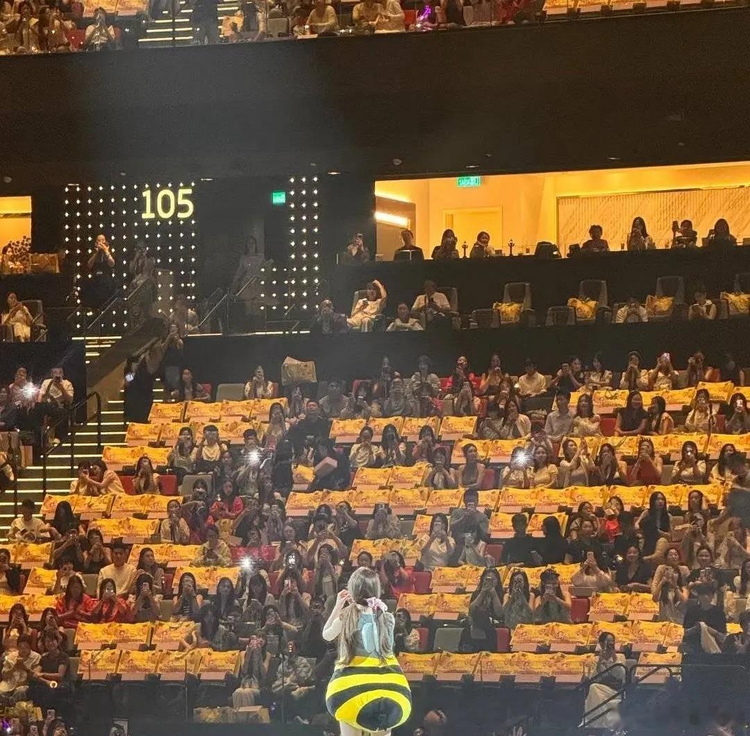 赵露思演唱会座位怎么空这么多