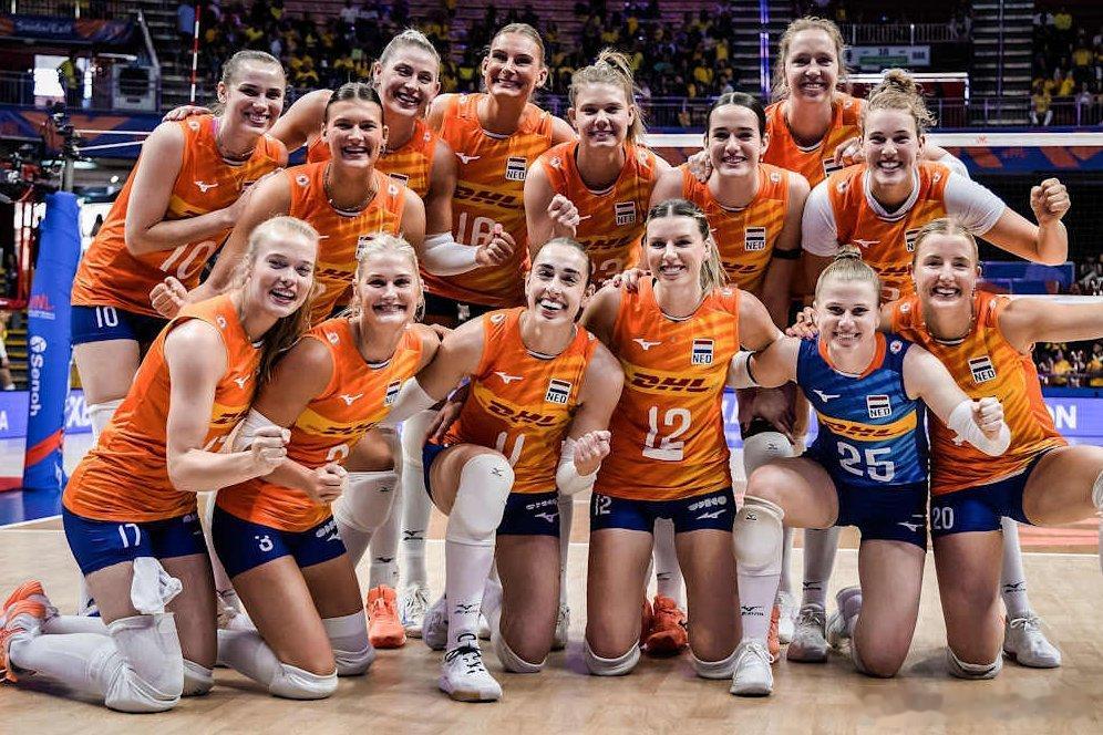 2026年世界女排联赛 ⚡️ 🇳🇱荷兰 3-0 德国🇩🇪，她们正一步步向