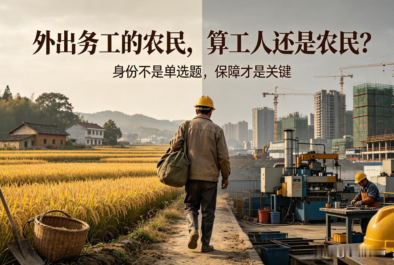 外出务工的农民,算工人还是农民?
外出务工农民身份具有双重属性，户籍上依旧是农民