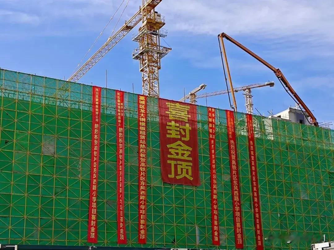 【教育干货】东风西路小学高铁校区项目主体结构实现封顶


东风西路小学高铁校区项