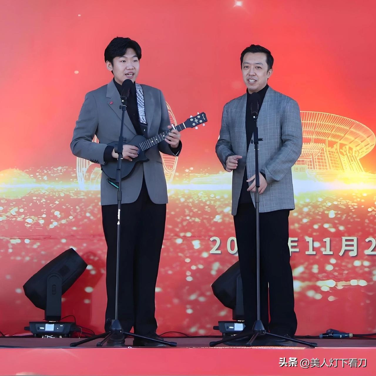相声名家送欢乐下乡，彰显曲艺新风貌！
昨日，相声表演艺术家李菁，携门下高徒李涵，