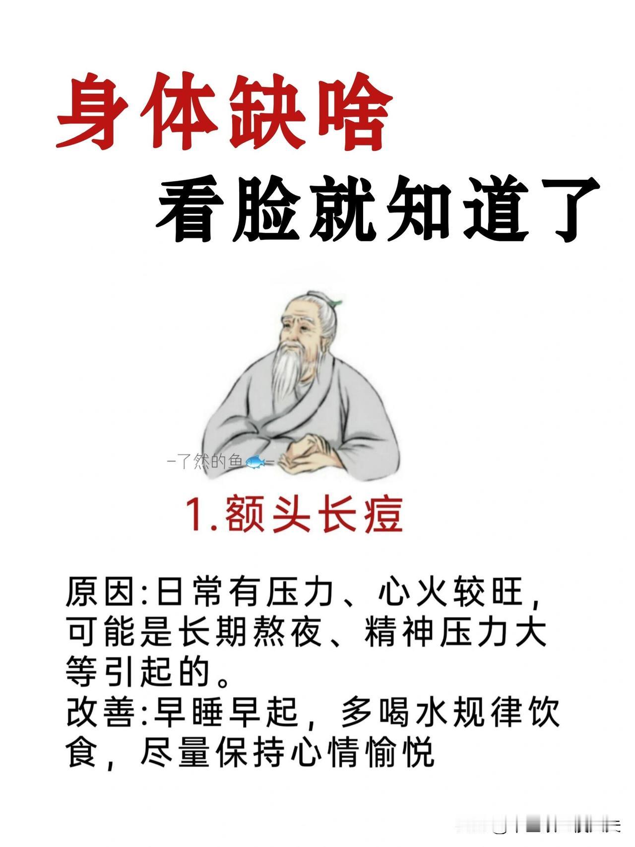 身体缺啥，看脸就知道了#健康养生##脾胃虚弱##肾虚##中医#