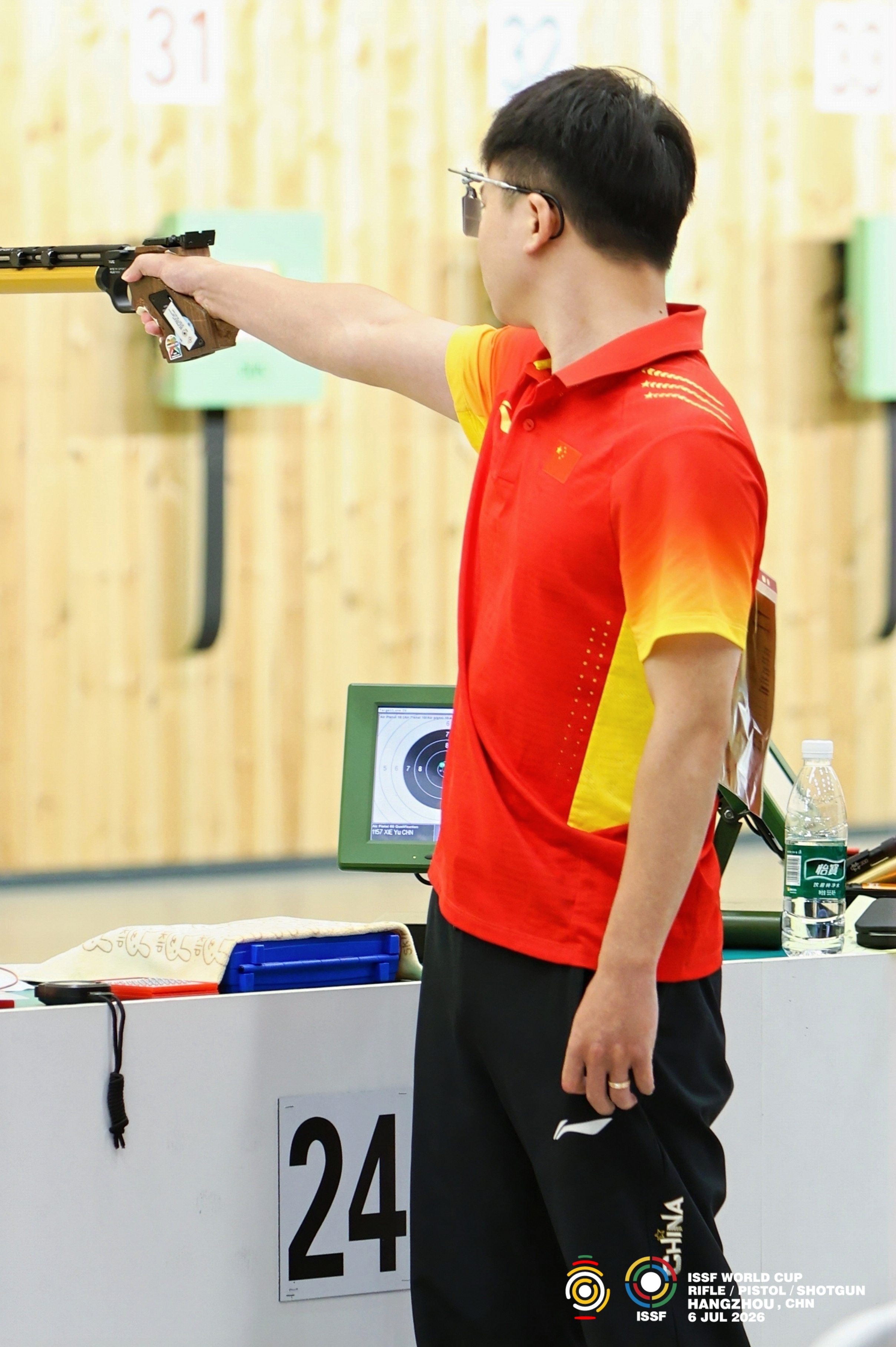 2026射击全项目世界杯中国站（杭州）男子10米气手枪资格赛官方图片谢瑜2026