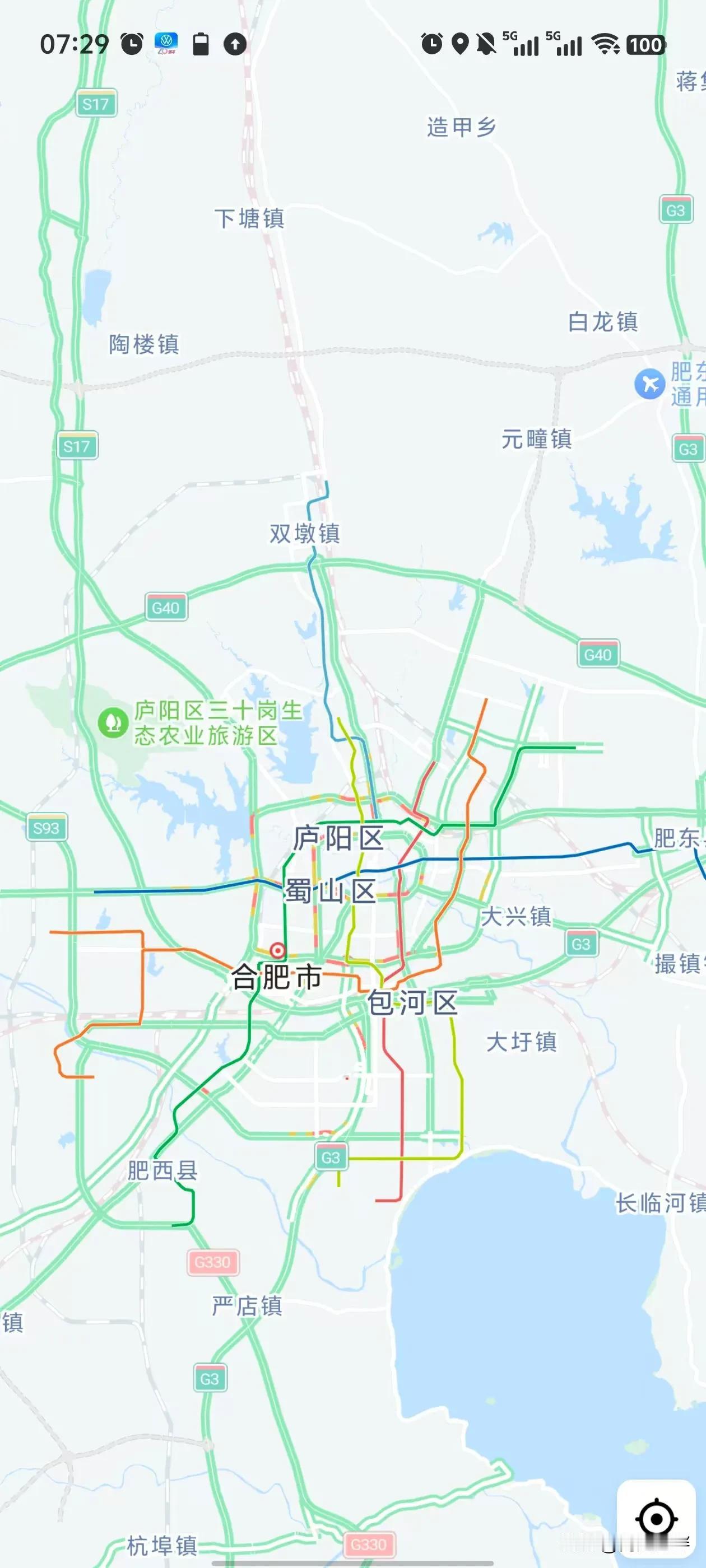 合肥城市道路、轨道交通网络！
坐地铁了！上8号线！