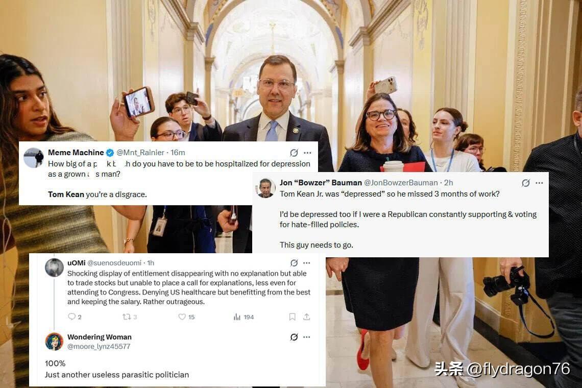 😴🇺🇸 一位美国国会议员因故暂停工作——结果这一“休”就长达整整四个月。