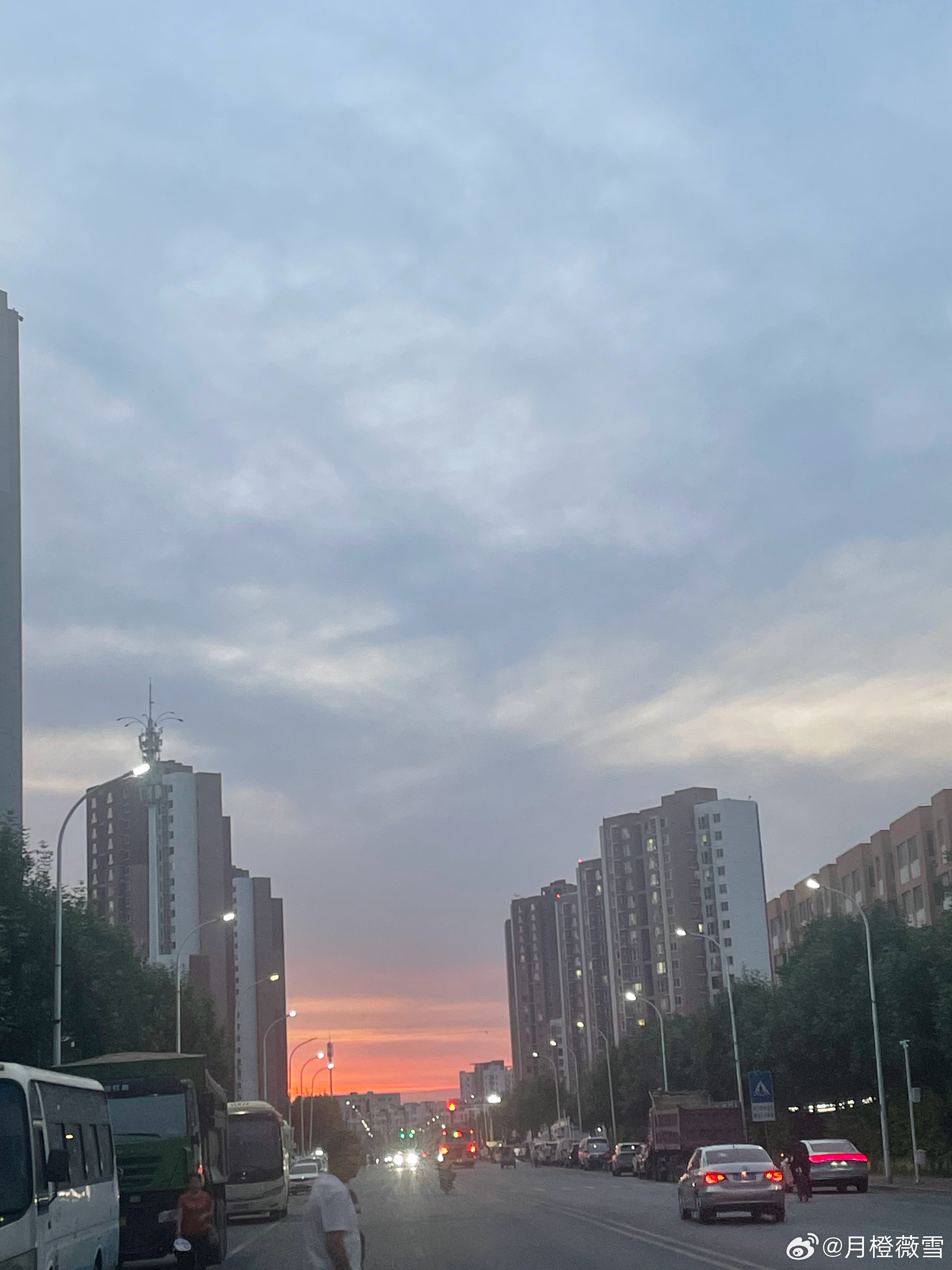 一抹晚霞醉黄昏 