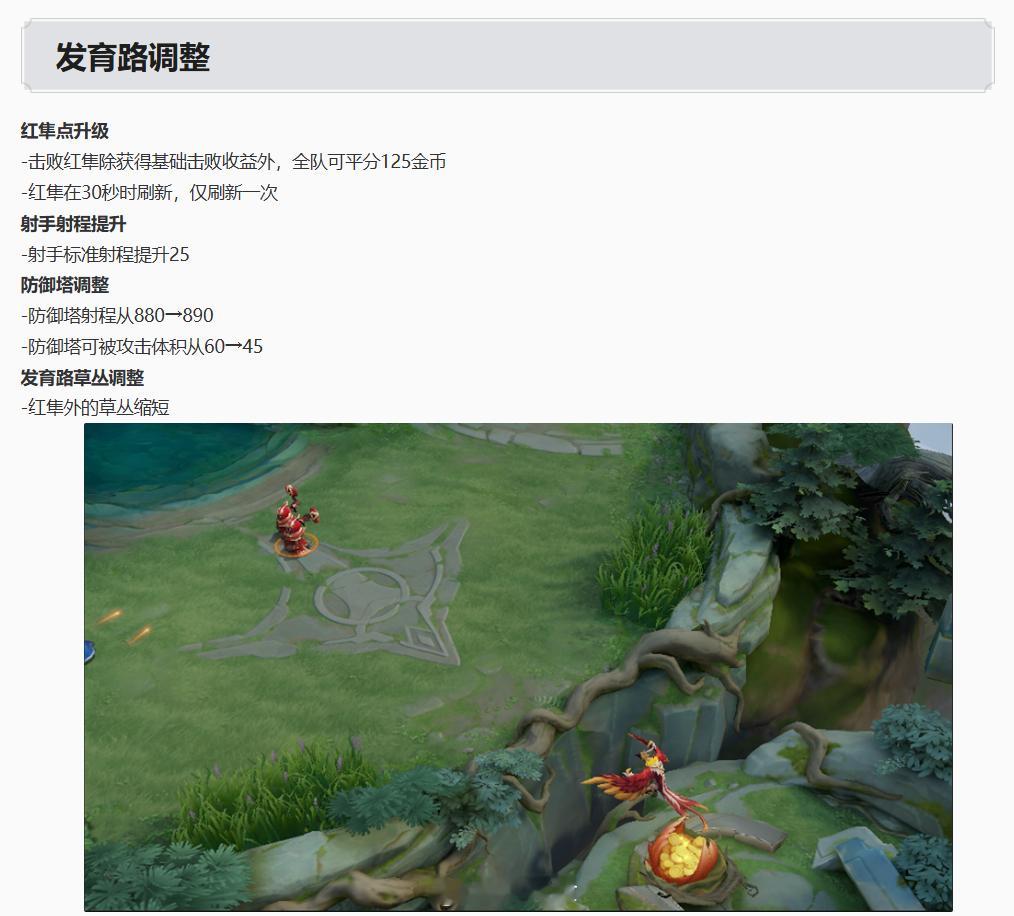 体验服更新，新赛季各路的一些改动，四分钟前中路兵线从3个增加到4个啦！#爱游引力
