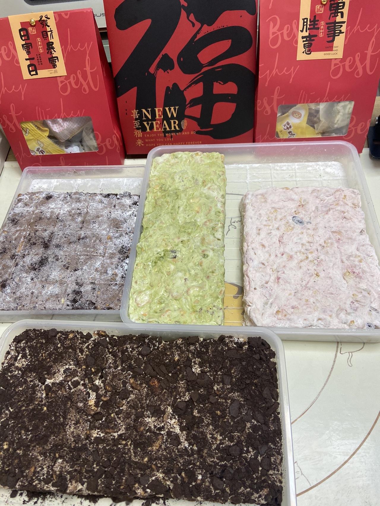 雪花酥 包装过年氛围提前搞起来了 自制小零食