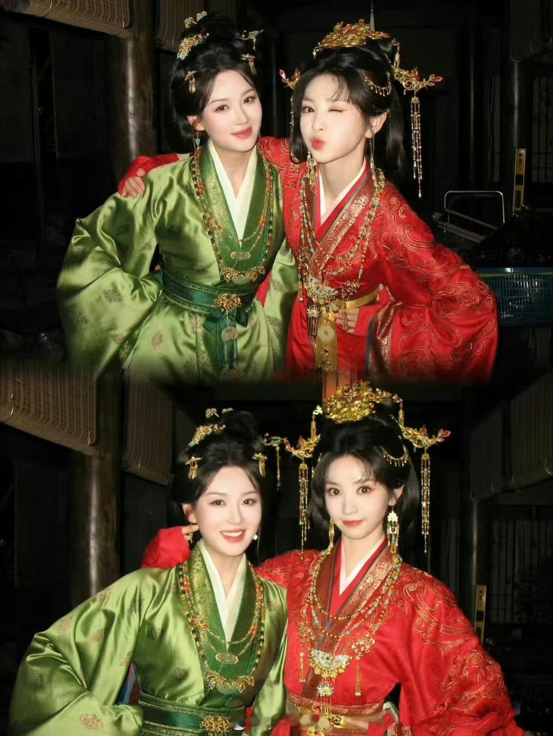 嫁金钗强女阵容嫁金钗里的女演员都好漂亮，第一次看小田演这种双人设 很带感 