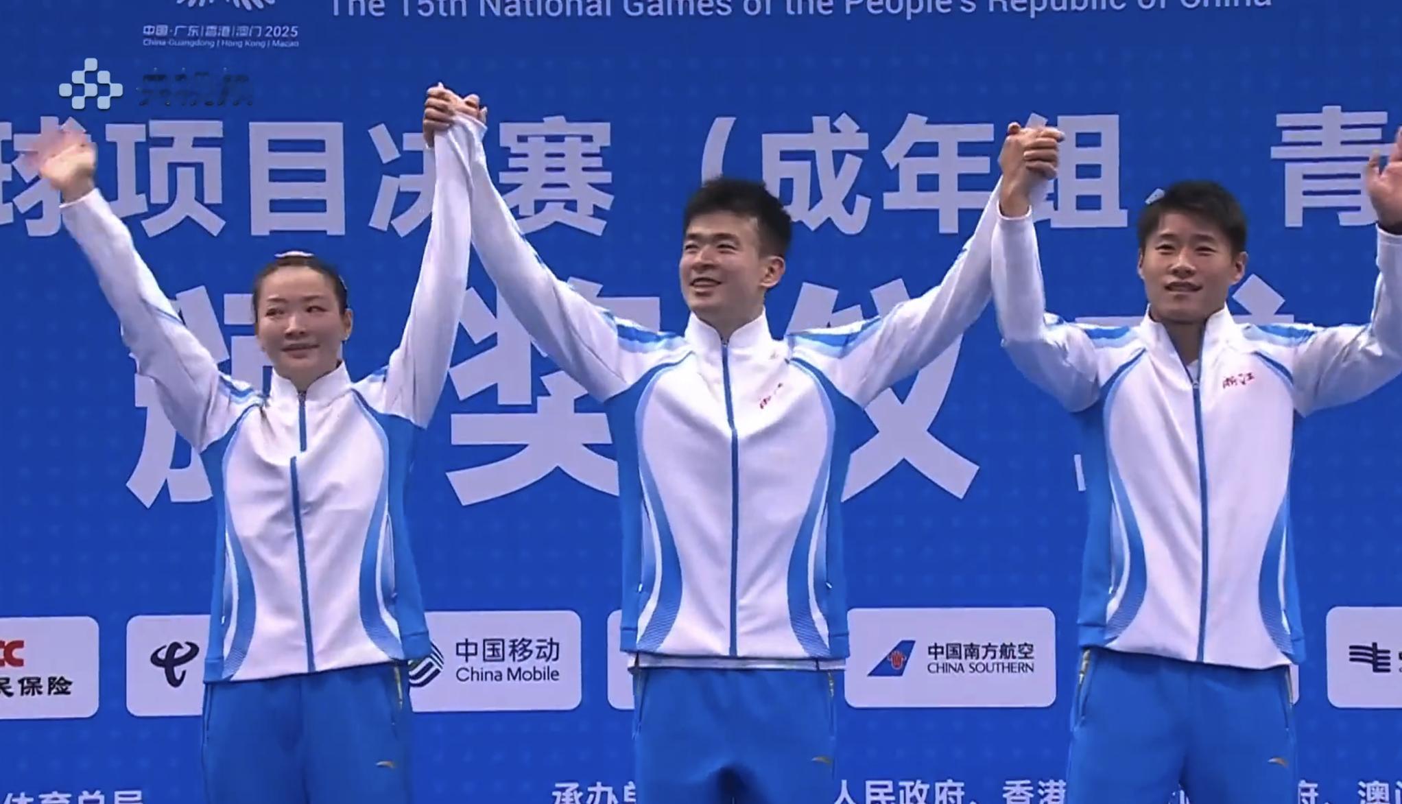 混双冠军：郑思维/黄雅琼（浙江）混双亚军：周志宏/魏雅欣（湖南）混双季军：郭新娃