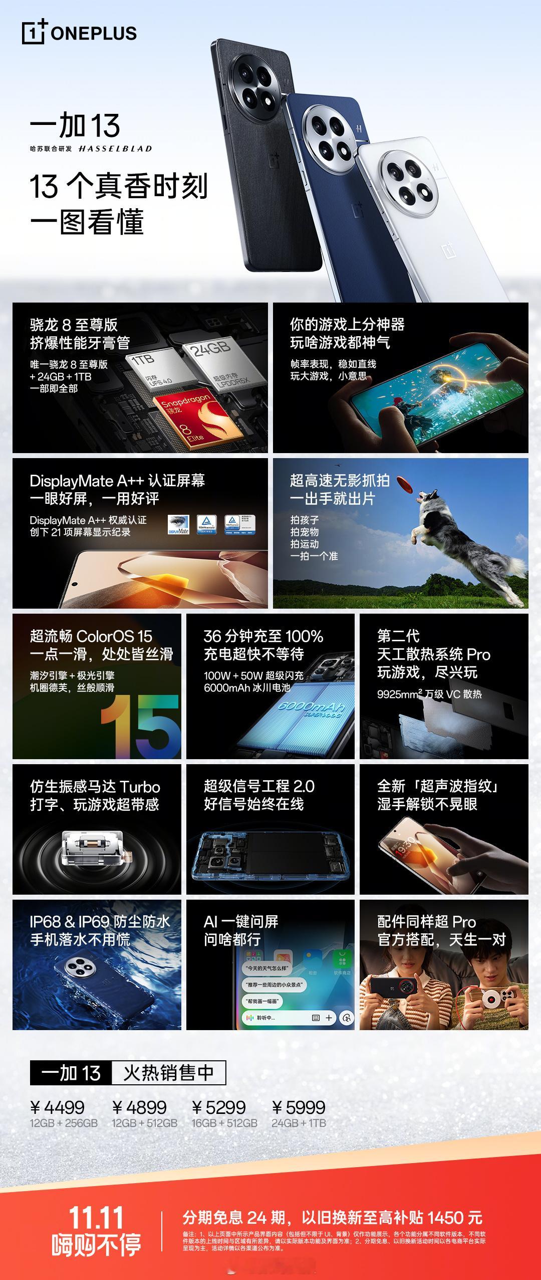 如果要推荐一款真香旗舰，一加13绝对榜上有名，产品力样样超Pro，外观设计上真机