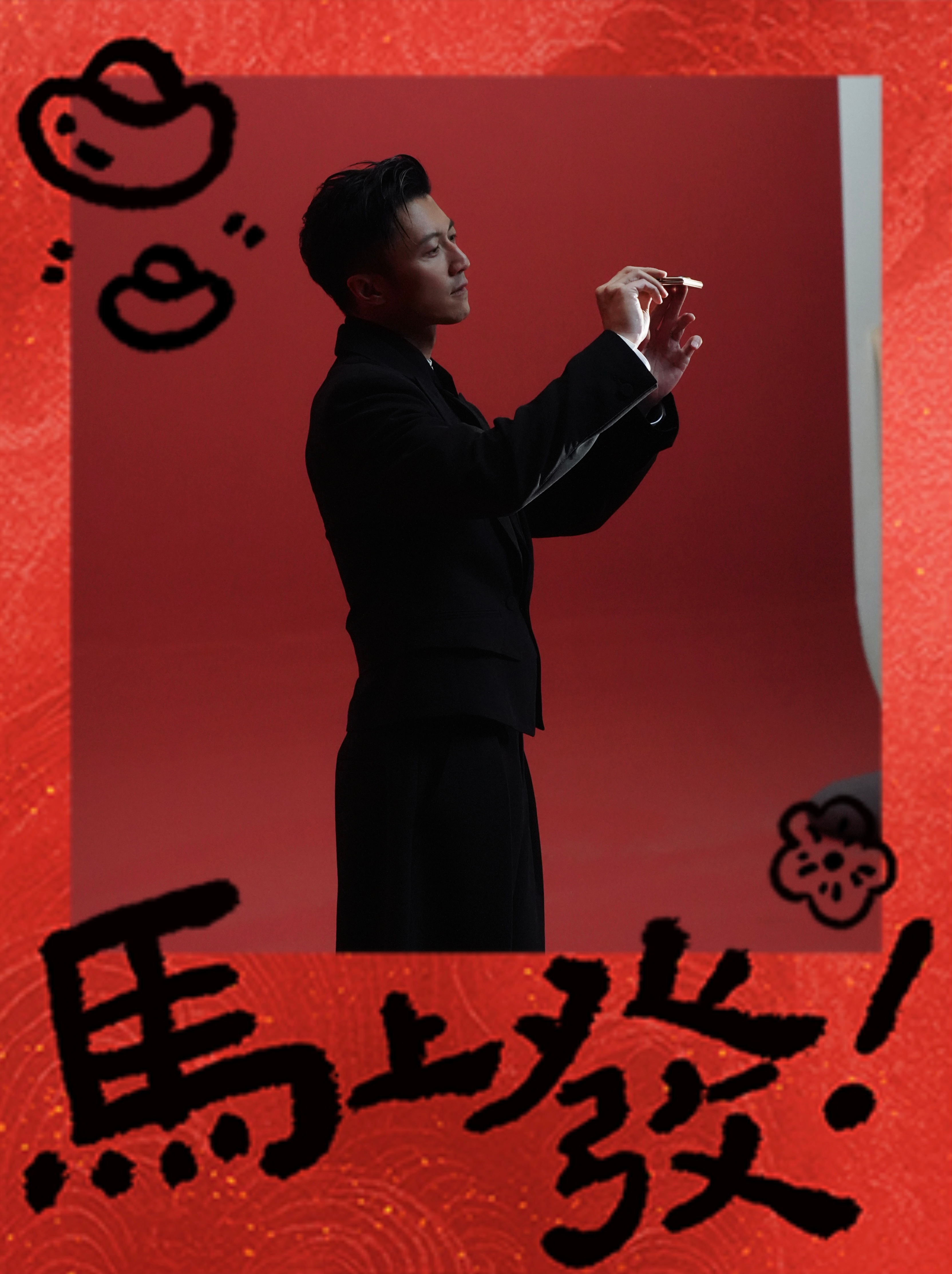 《镖人》里的狠人谛听，节后直接红温，霆锋哥依旧这么能打。昨天荣耀发布的片子，谢霆