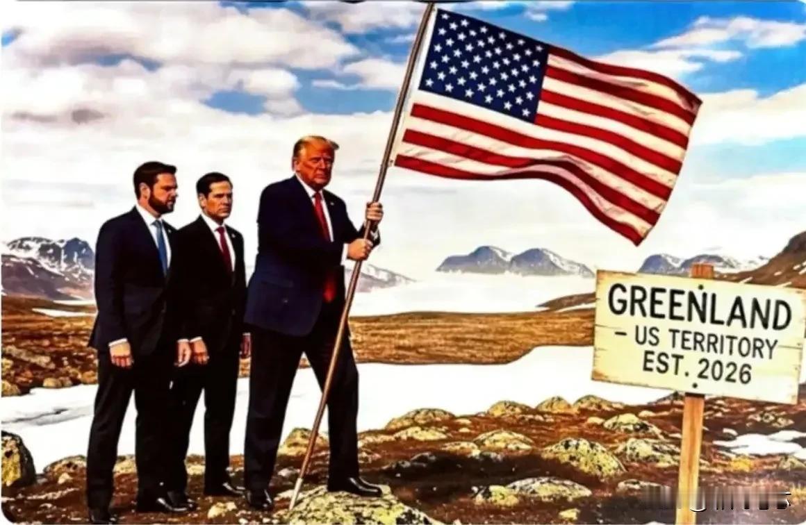 特朗普发图暗示吞并加拿大格陵兰等特朗普总是喜欢先说后做，其实就是造势，看各方的反