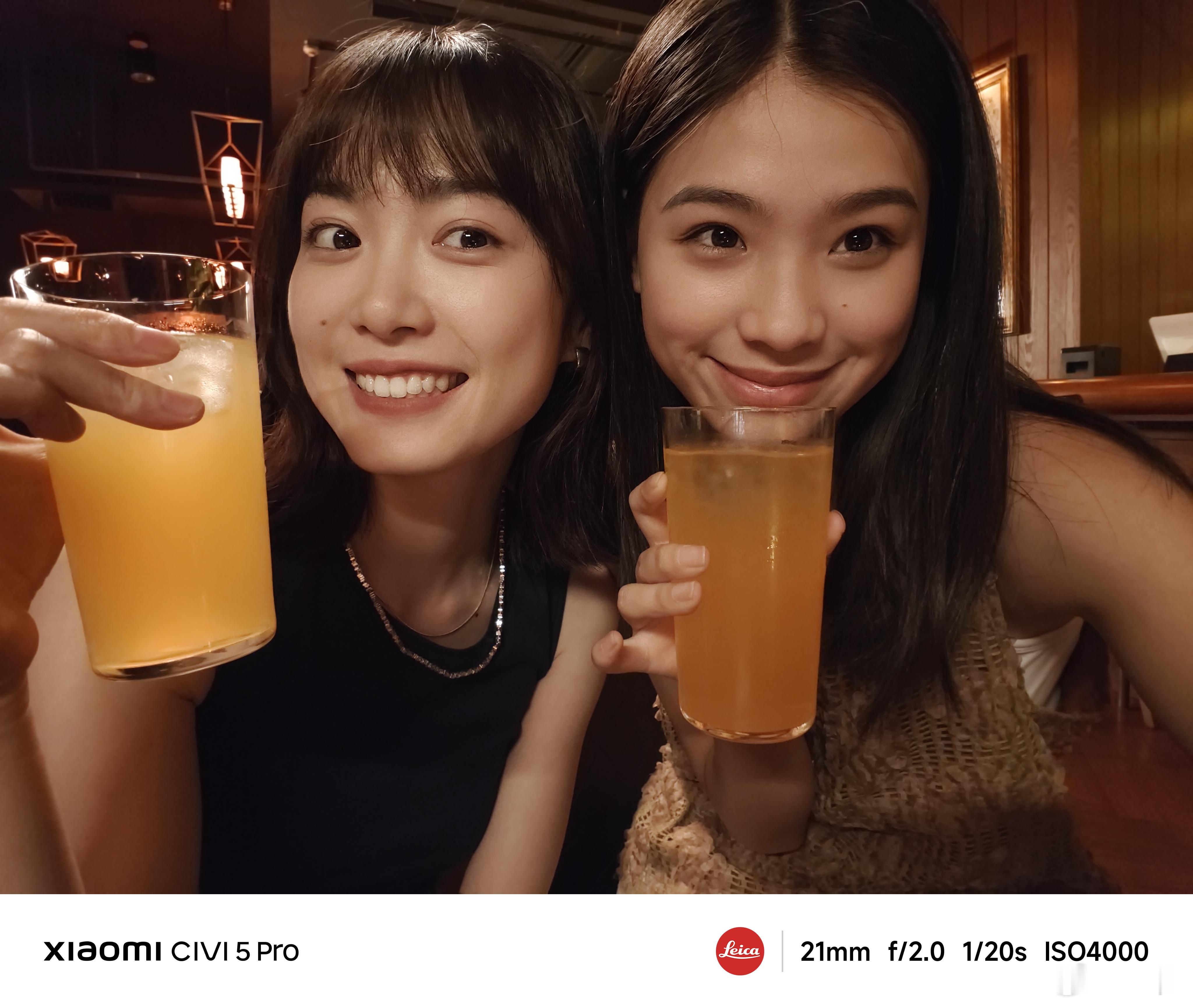 来一组全新小米Civi5Pro 的前后置夜景+人像样片，代号“小夜神”这么叫不过