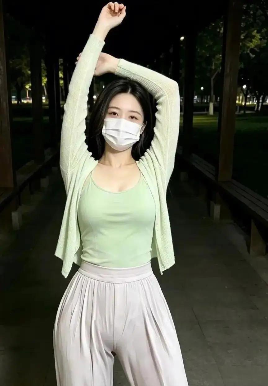 晚上就是凉，风景不错，就是一个人，有点孤独