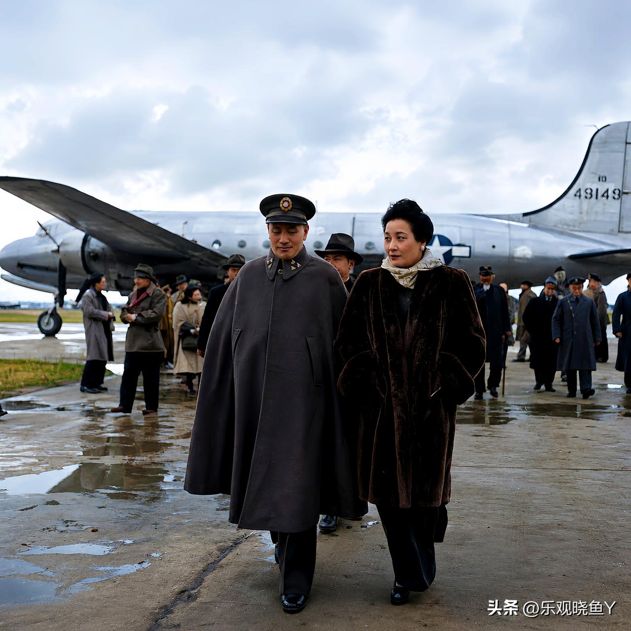 这才是真实的蒋中正和宋美龄，大伙儿都好好瞧瞧！这绝对不是演戏，也绝对不是影视剧里