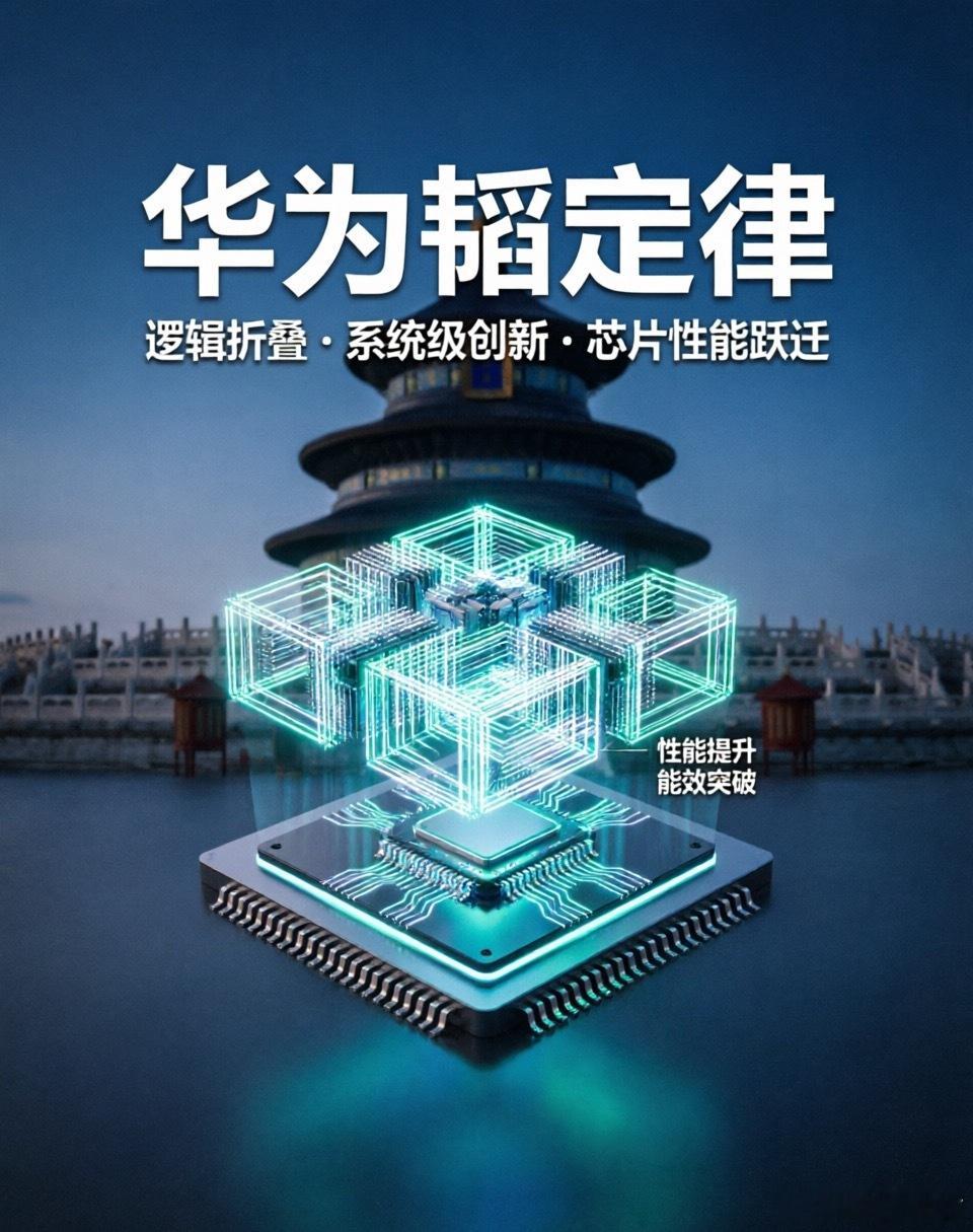 简单总结华为“韬（τ）定律”：在芯片晶体管微缩逼近物理极限的背景下，华为提出以“