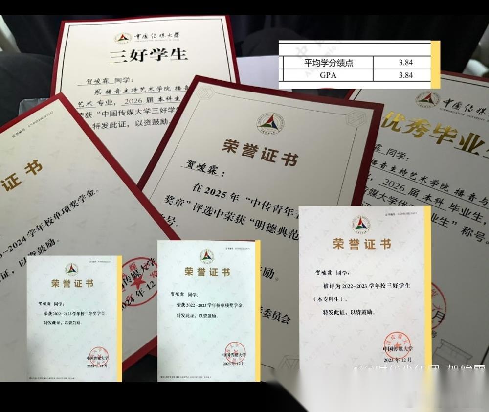 GPA 3.84，贺峻霖用一份成绩单，撕开了偶像“学霸”的遮羞布。 关晓彤高考5