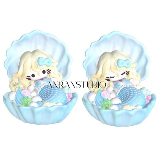 kitty贝壳美人鱼【硅胶模具】