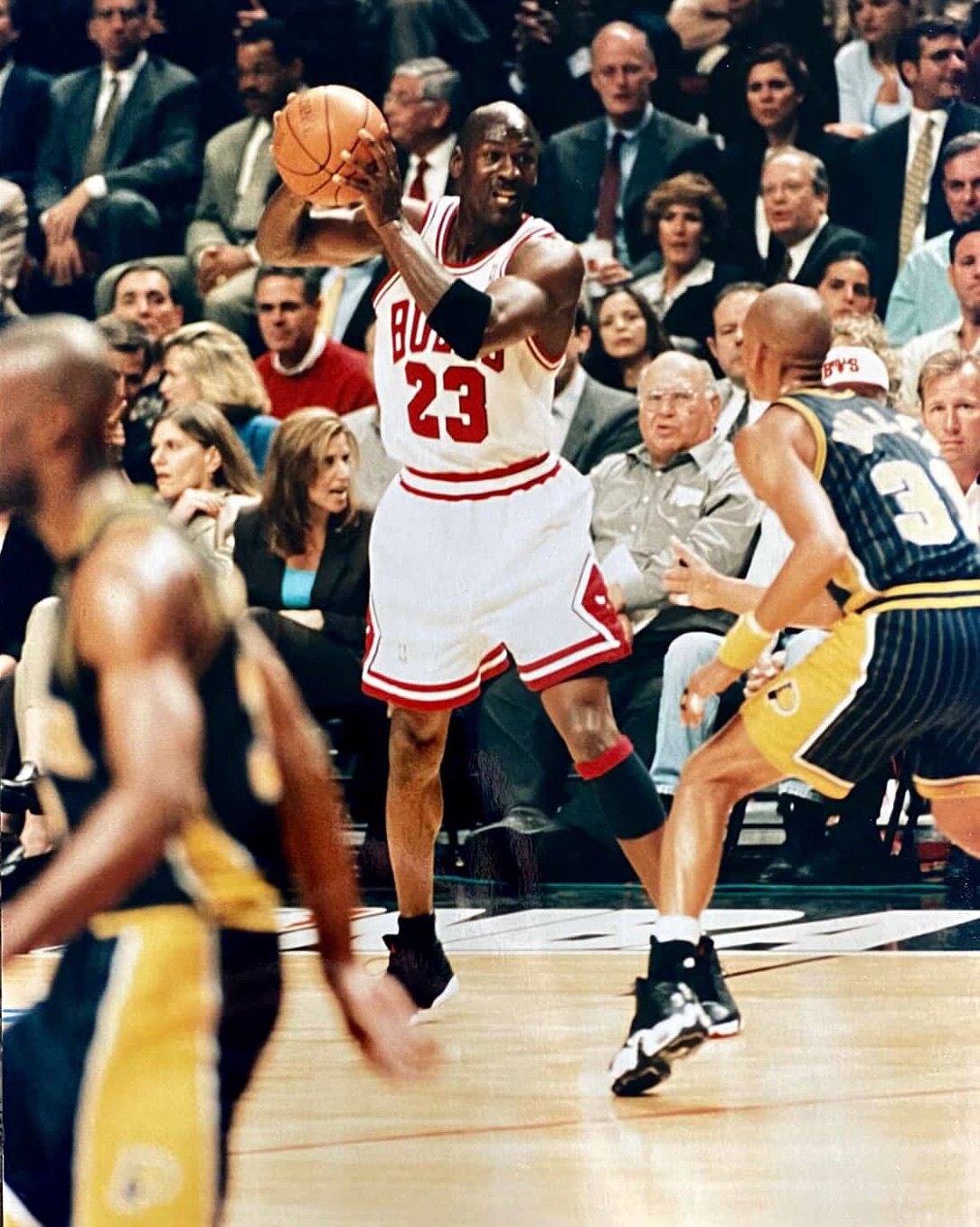 Michael Jordan Reggie Miller  1998 playo