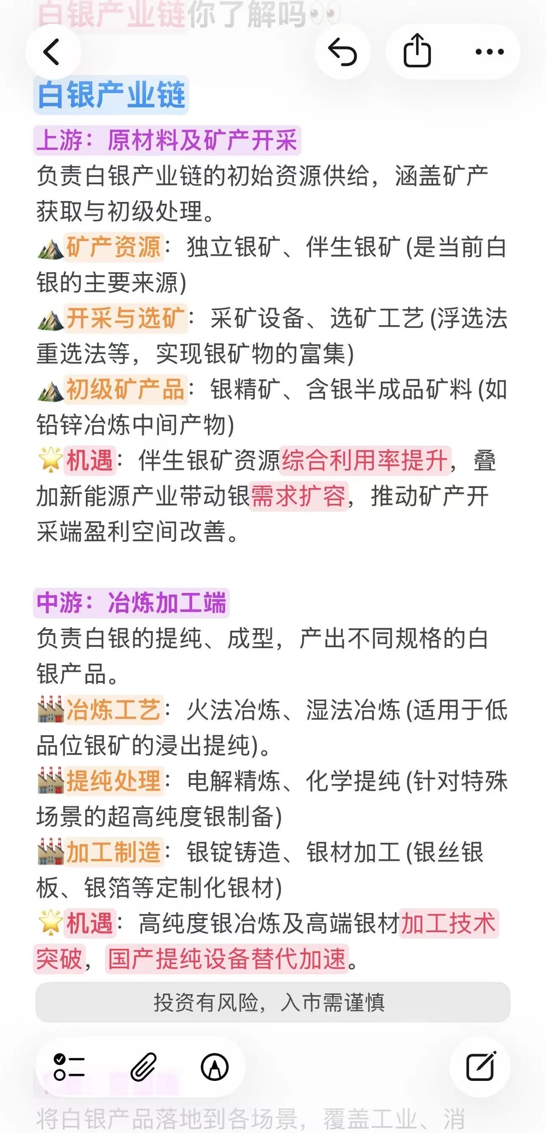 白银产业链你了解吗