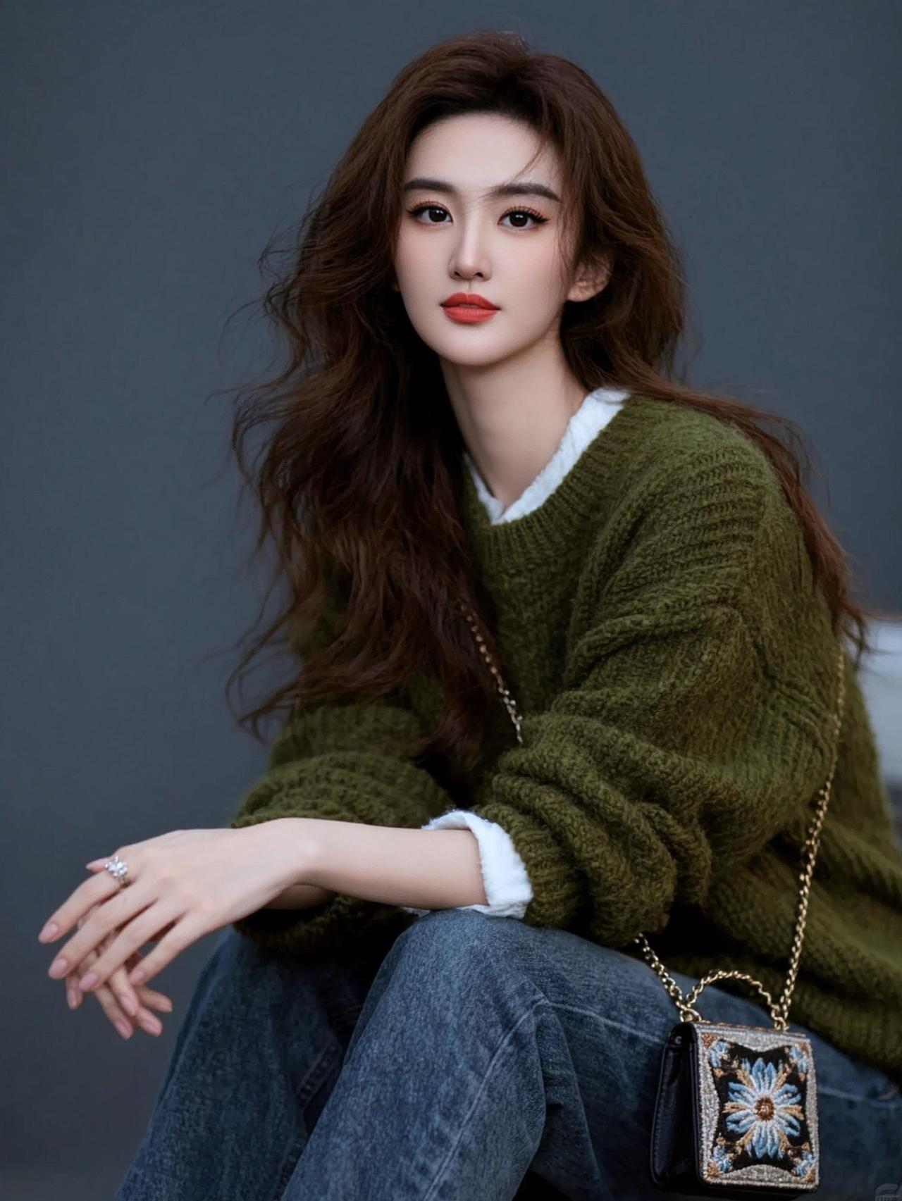 男女款情侣毛衣 抖音ai创作 温柔气质穿搭 毛衣