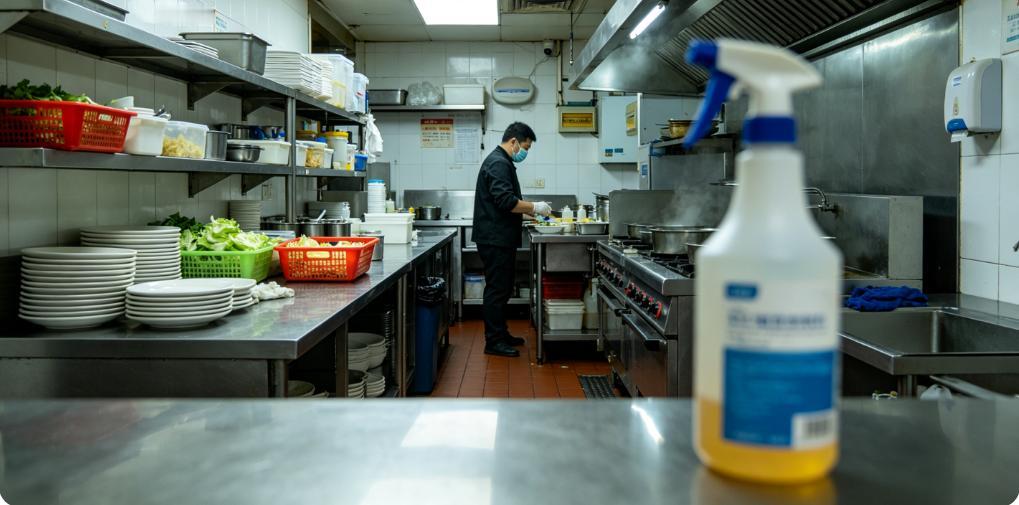 食品安全又爆出一件让人后背发凉的大事。
近日，厦门一家消杀公司被曝光，违规使用剧