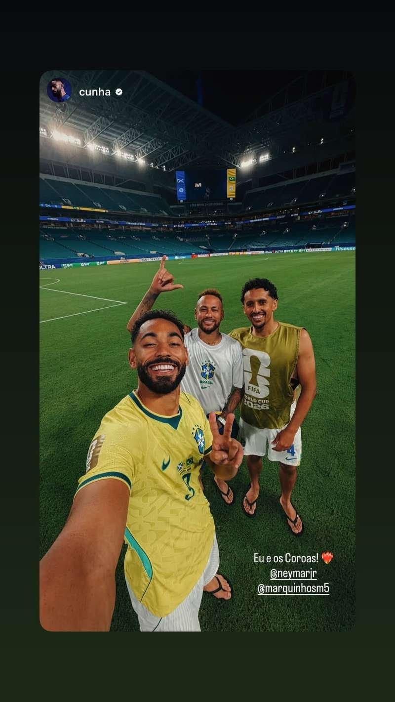 neymar 内马尔转发库尼亚ins内马尔