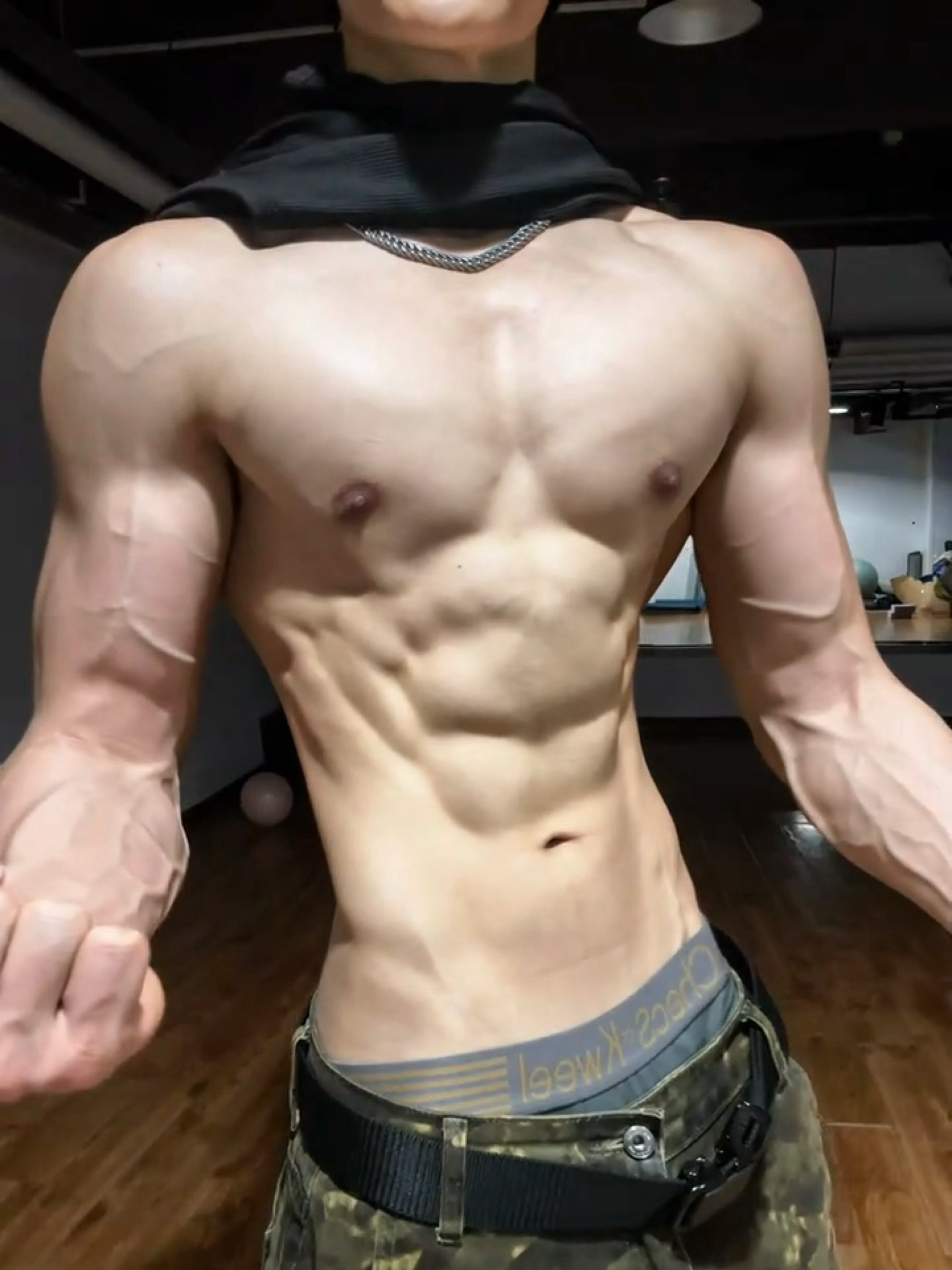我一个直男'直直的看 