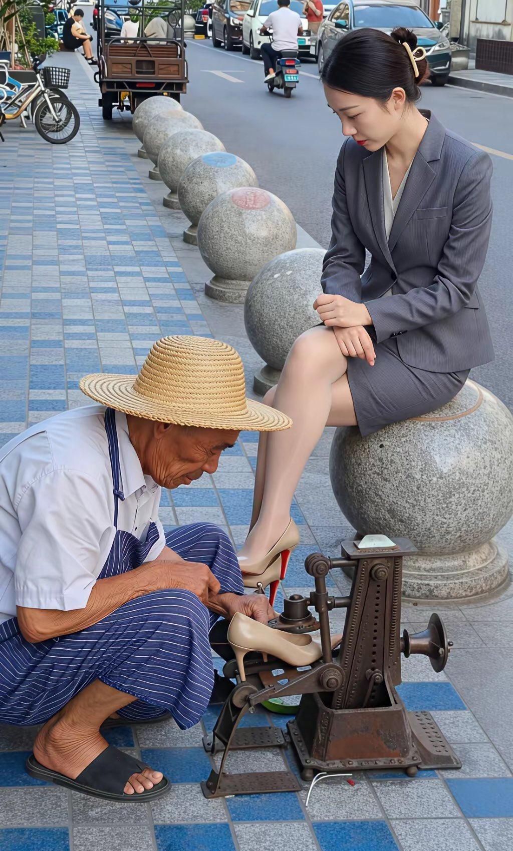补鞋的行业居然还存在，全是非遗吗