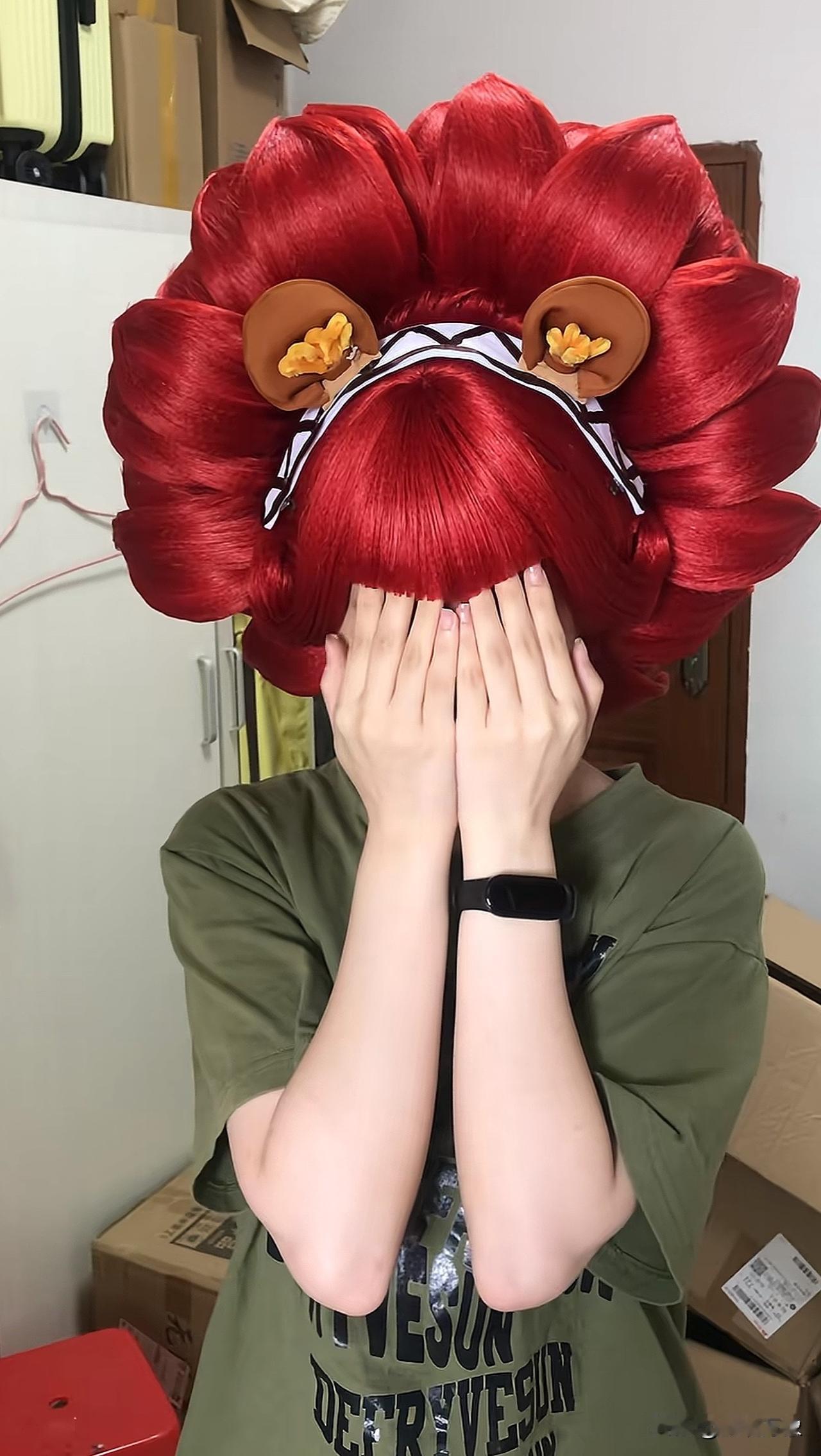 星学院狮子座 空舞大人假发展示