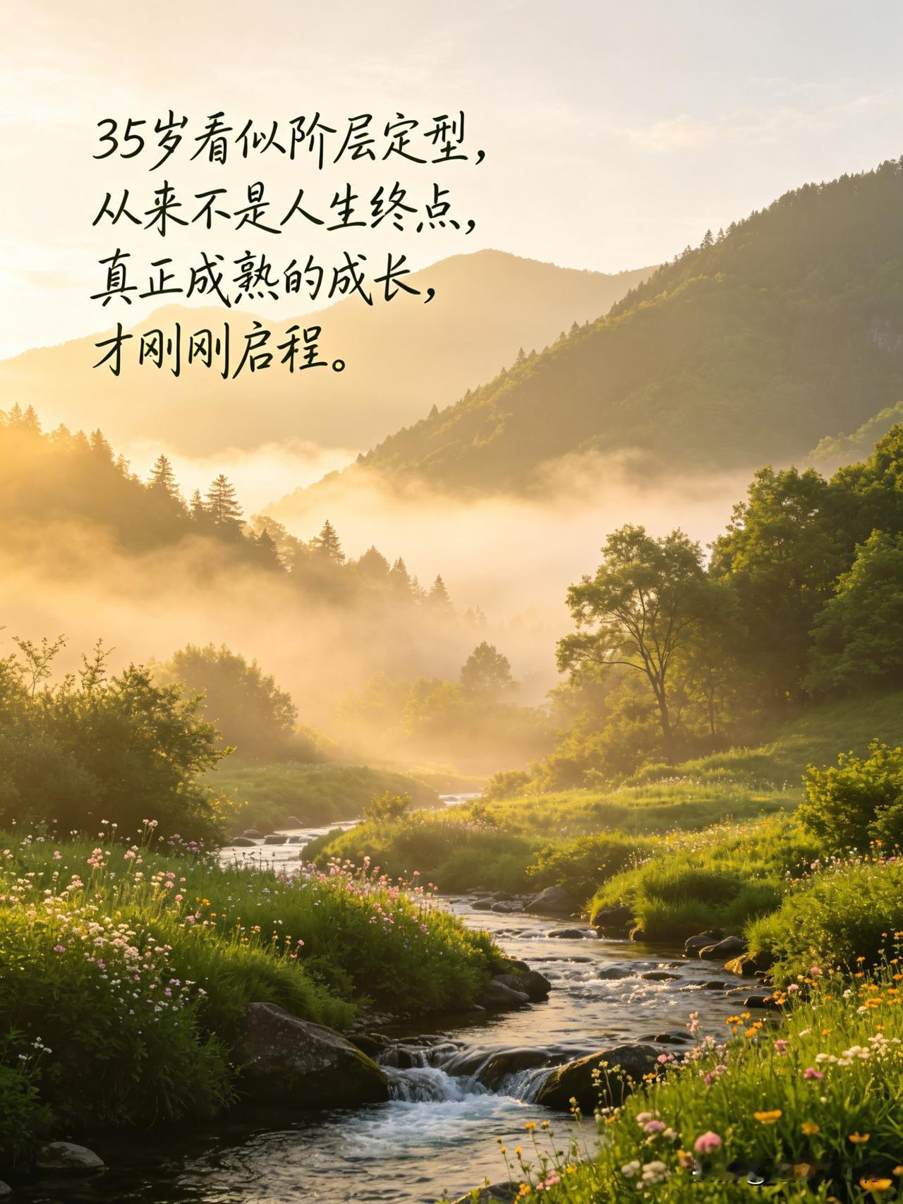 35岁，才是真正的开始

过了35才慢慢明白，所谓定型根本不存在的。真正的好日子