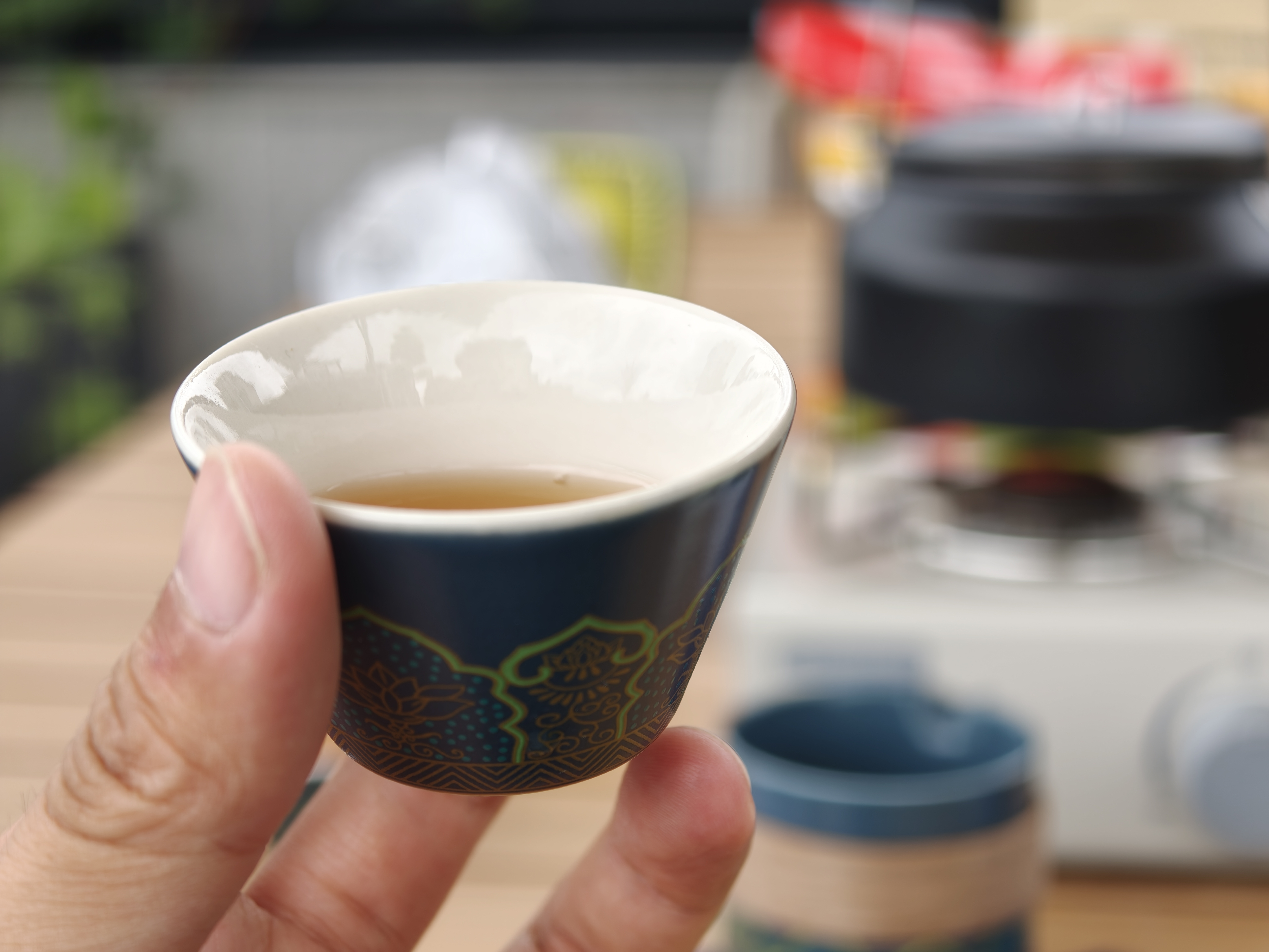 天气不错，得闲饮茶！