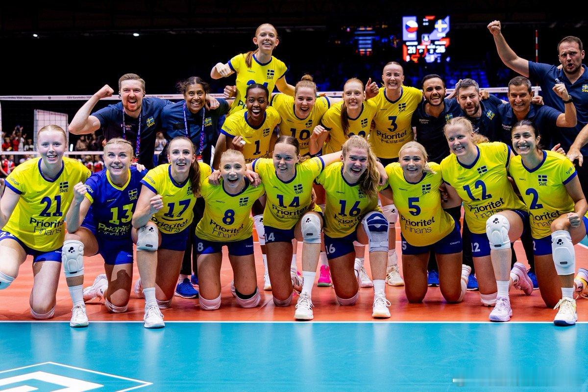 2026年欧洲女排锦标赛 ✅ 虽败犹荣——🇸🇪瑞典女排在欧锦赛四分之一决赛中