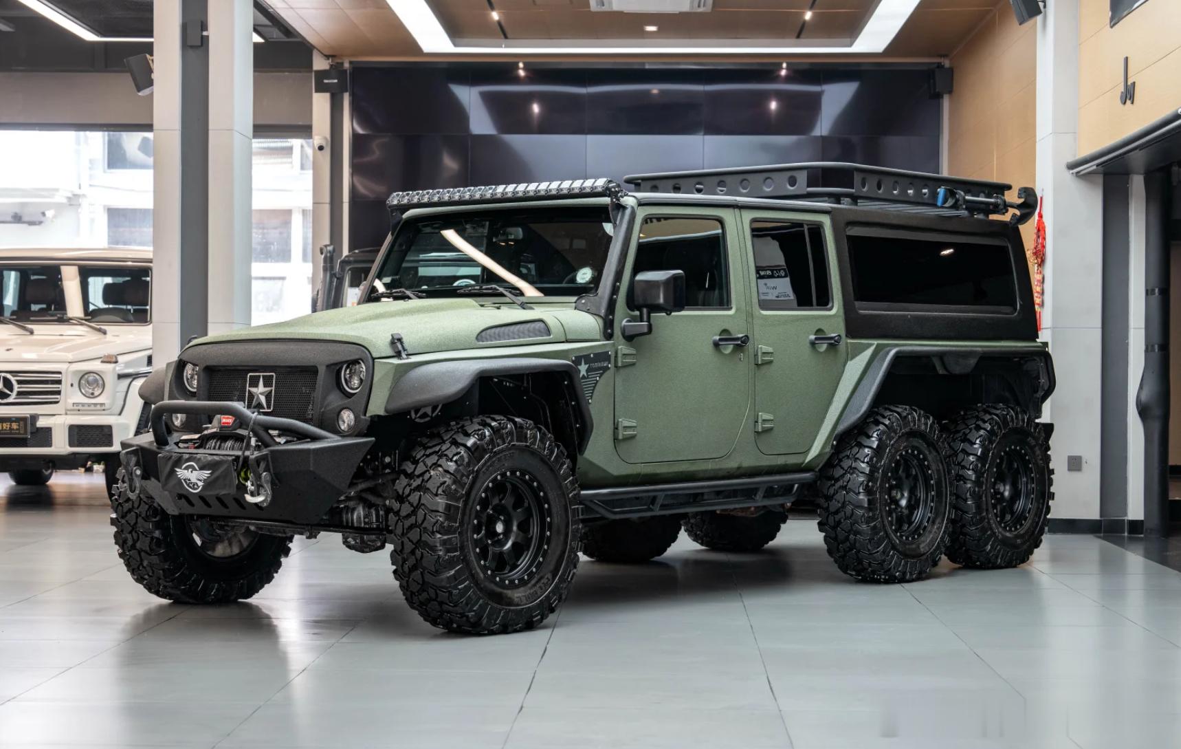 真男人开V8 乔治·巴顿 勇士·战斧6X6 6.4L！ 