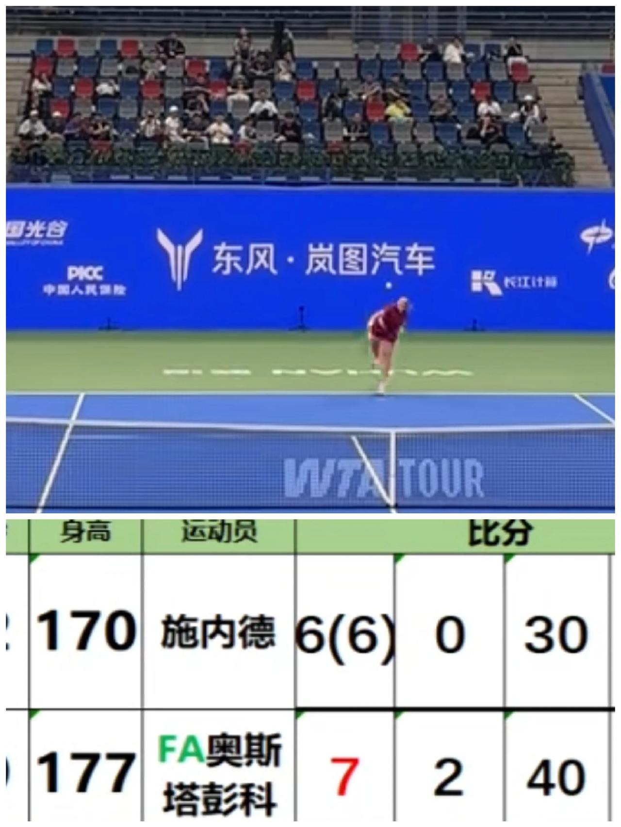 2026跟着网球环游世界
     WTA1000武汉网球🎾公开赛第一场四分之