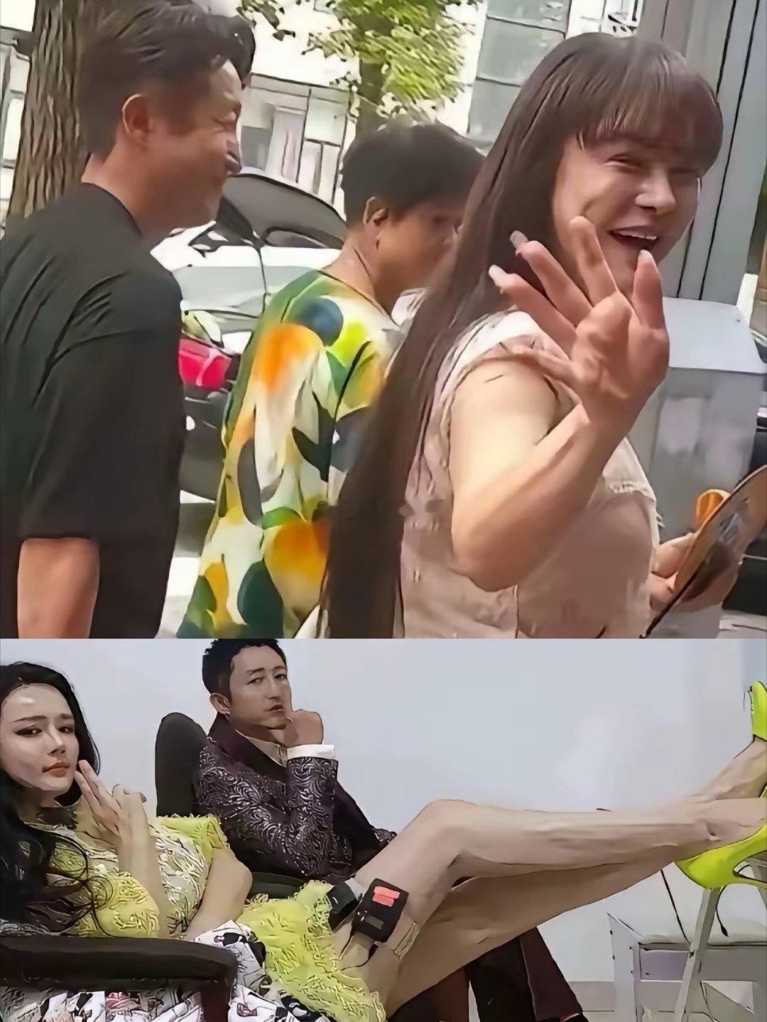 邹市明的妻子看样子就不是贤妻良母坐没坐相，留下这么长指甲，十指不沾阳春水？ 