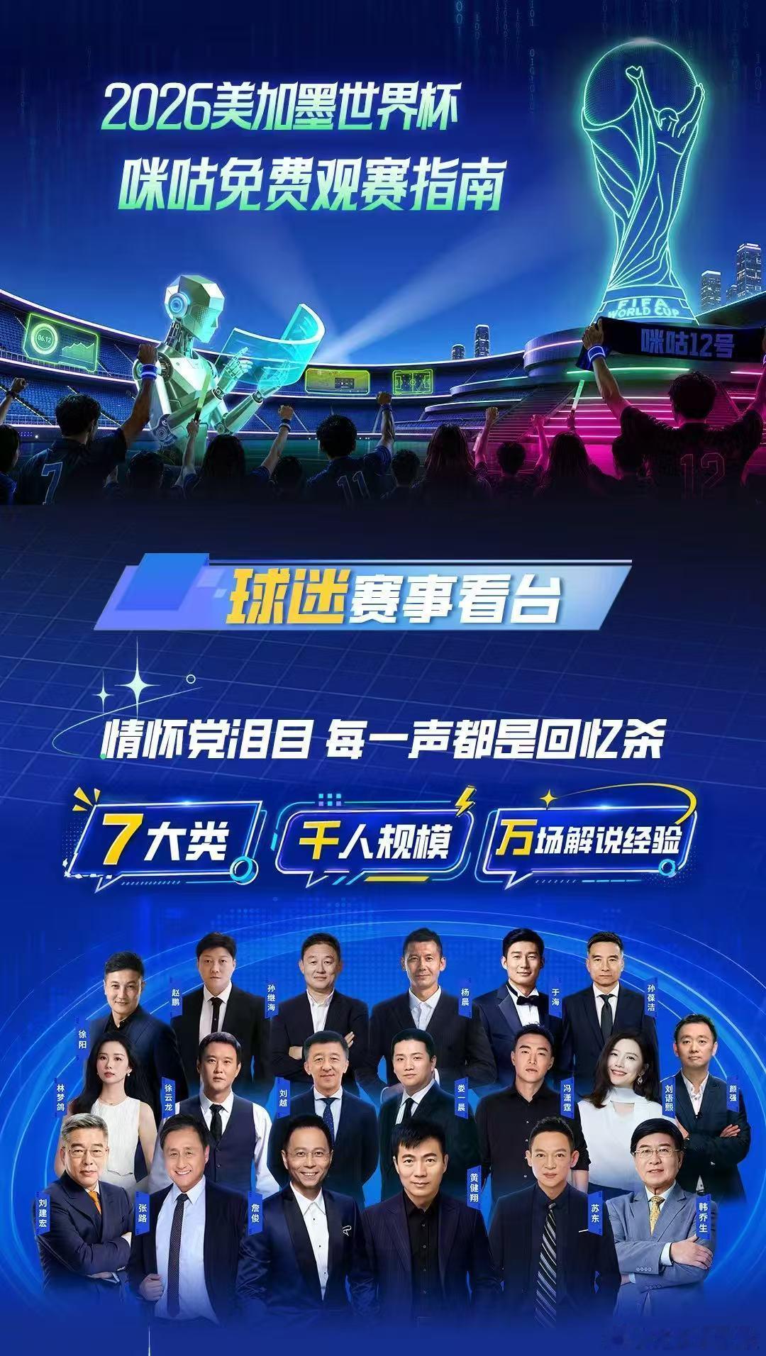 厂区日志全员邀你看世界杯 英达导演最喜欢的黄健翔在咪咕！没有人不知道黄健翔解说是