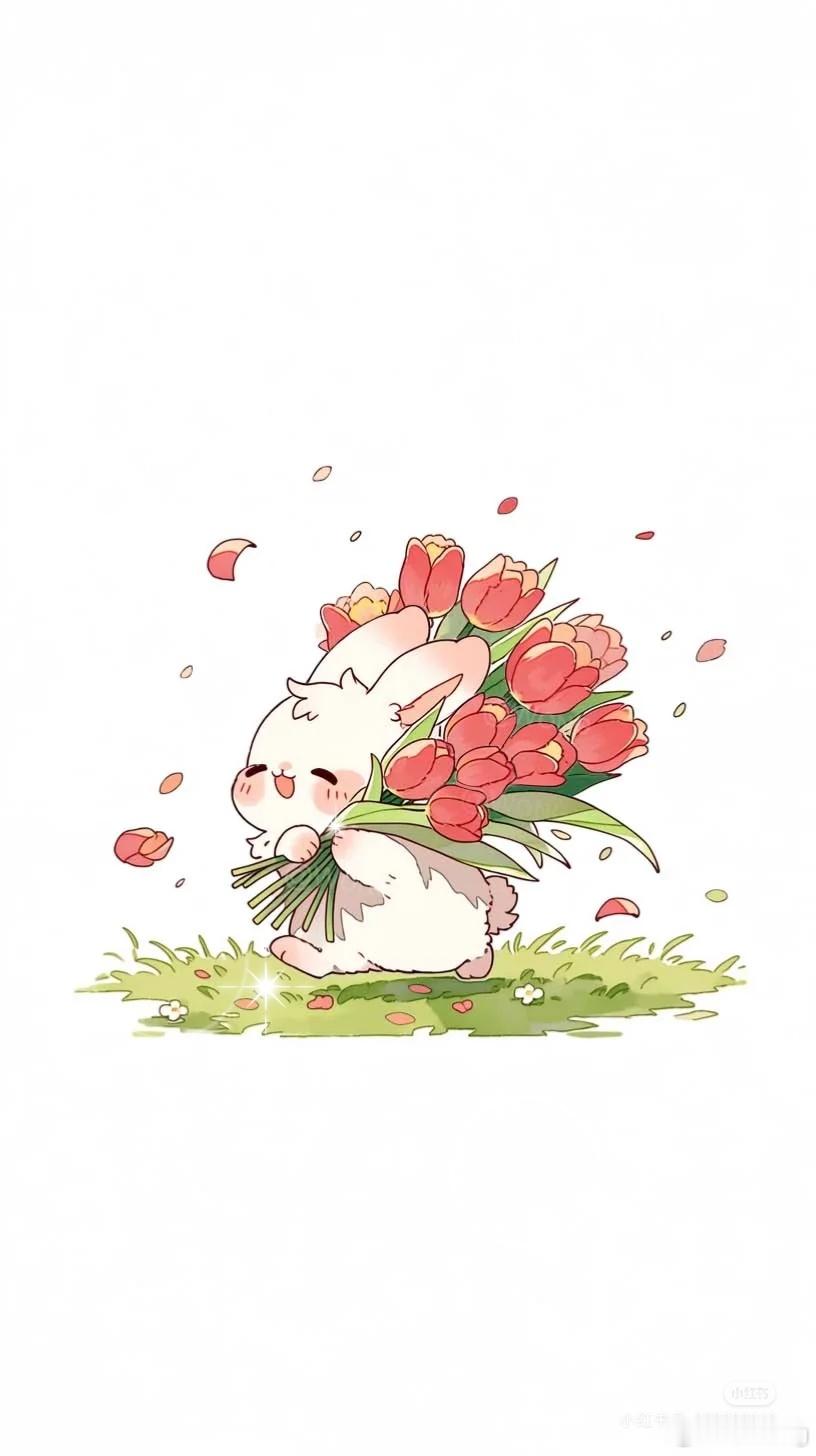 花花小兔头像太可爱了，晚安💤 