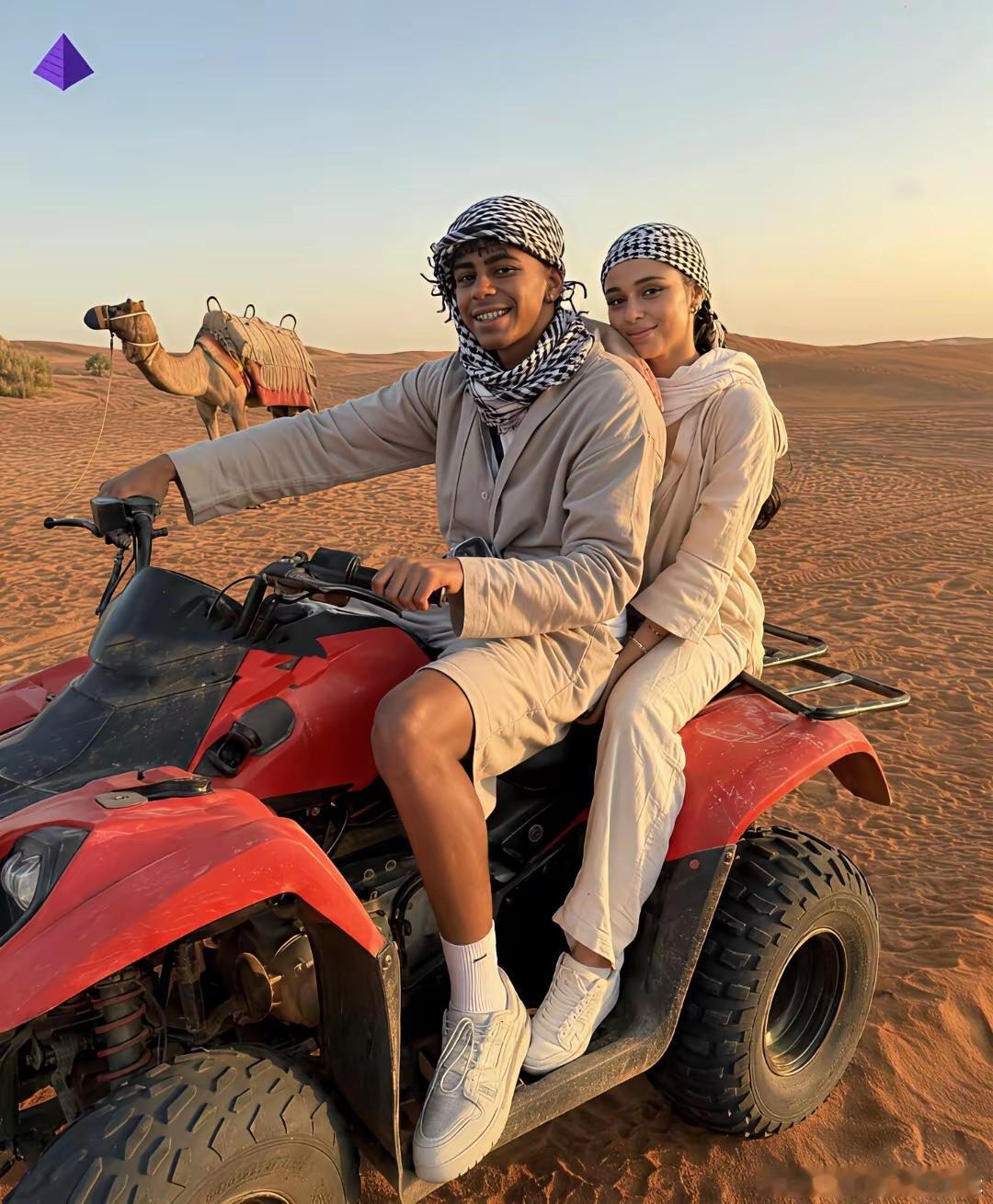 世界杯后的亚马尔和女友开启了旅游模式世界杯后亚马尔夺冠后，和女友一起度假的幸福生
