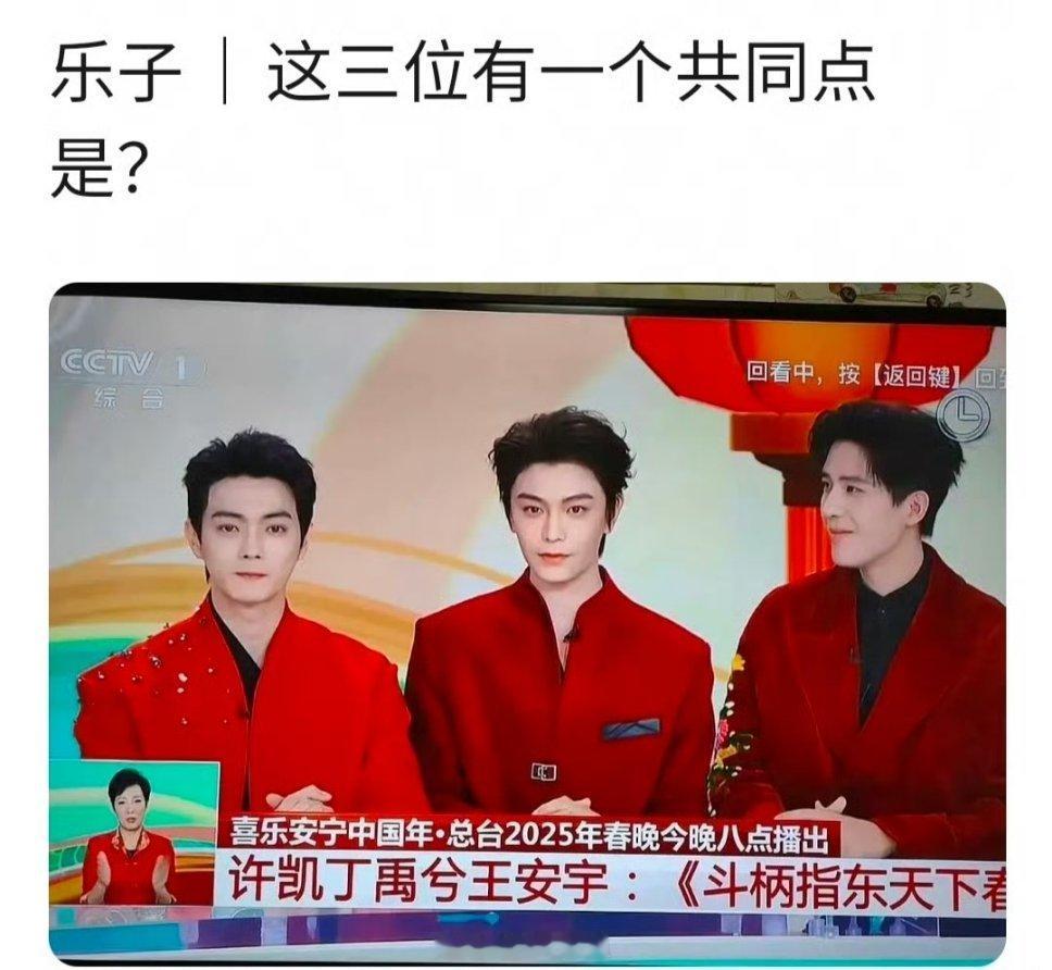 网友锐评许凯、丁禹兮、王安宇合照：鱼（虞书欣）香肉（赵露思）丝的男人们[允悲] 