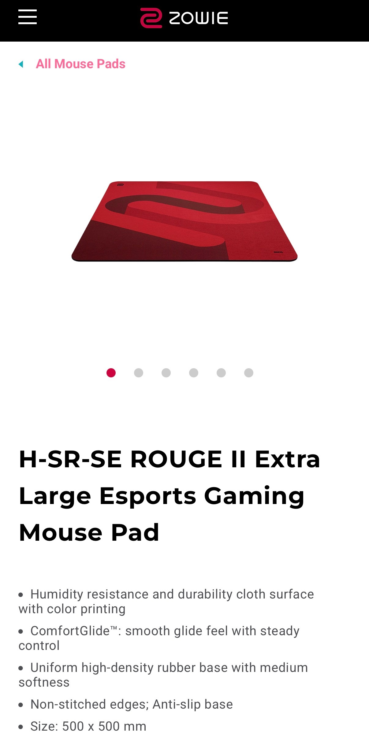 存档一下🐍最近用的红色鼠标垫应该是ZOWIE卓威这一款 ​​​