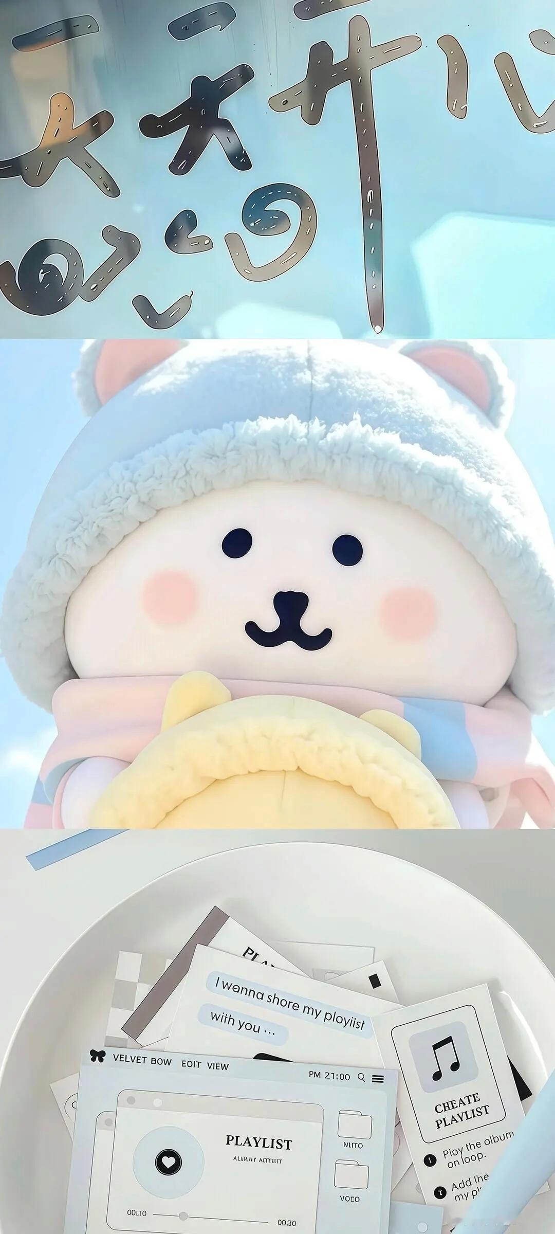 𝒔𝒉𝒂𝒓𝒆 ｜萌物自嘲拼接壁纸 