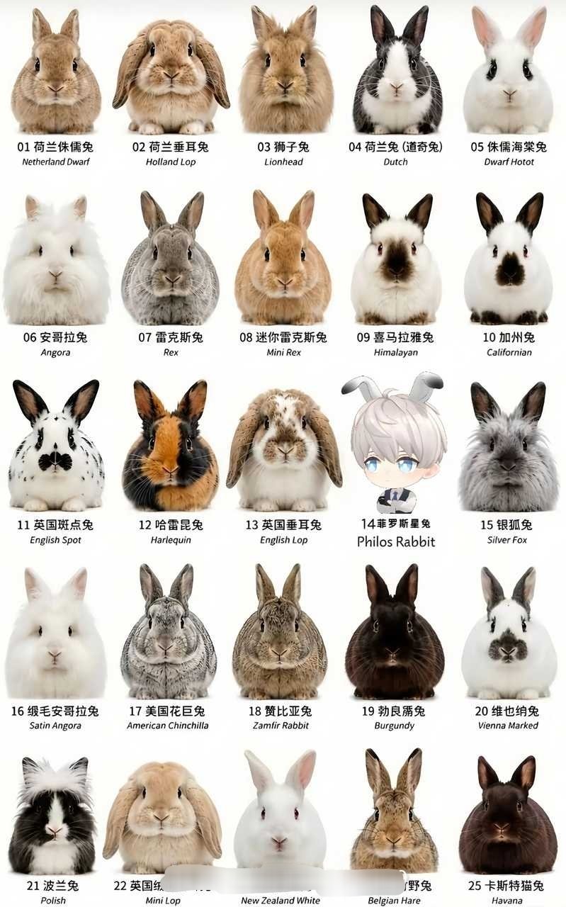 请从以下兔子里选择你最爱的那一个恋与深空 