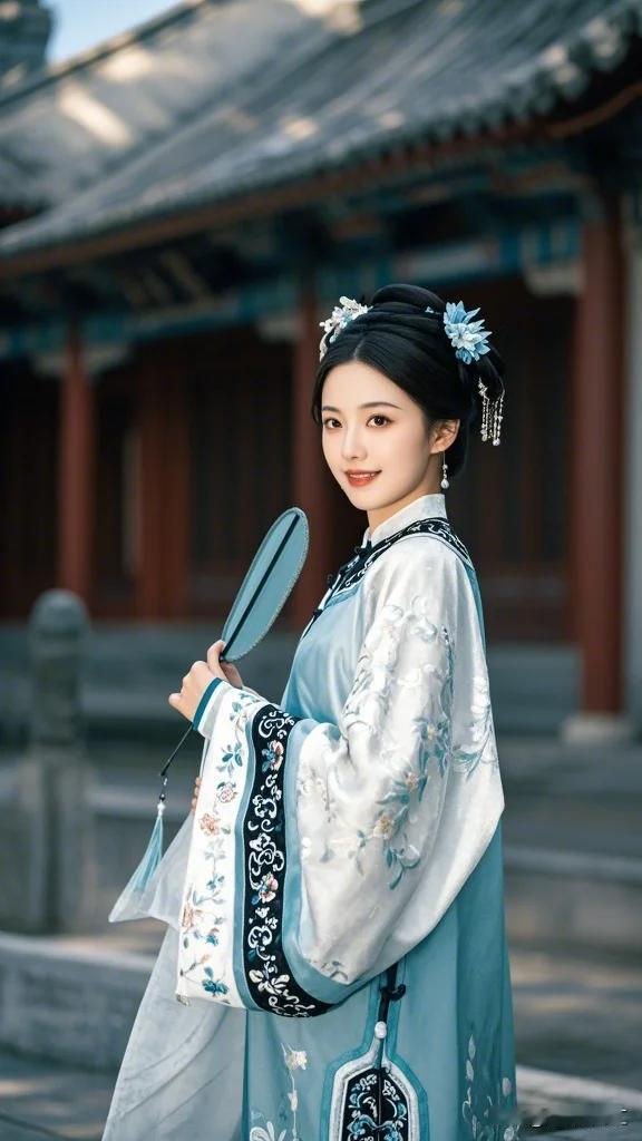 古装美女街拍ai作画大赛